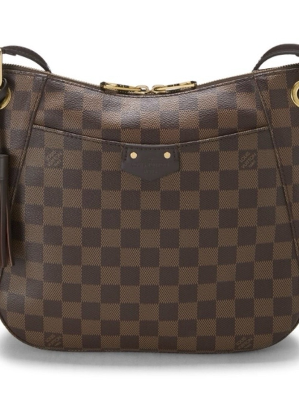 Authentic Louis Vuitton Damier Ebene Crossbody with bag and box.